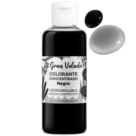 Tinte negro para bombas de baño