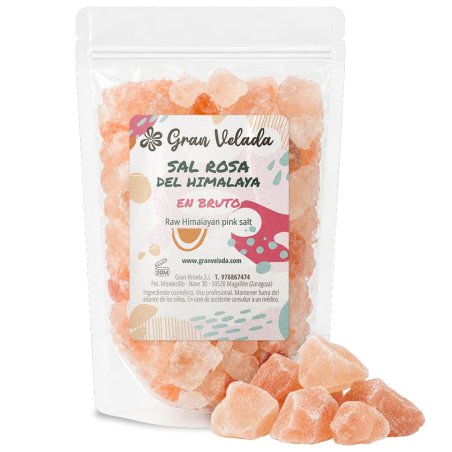 Sal rosa del himalaya en bruto