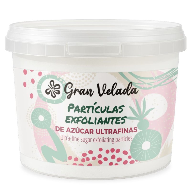 Partículas exfoliantes de azucar