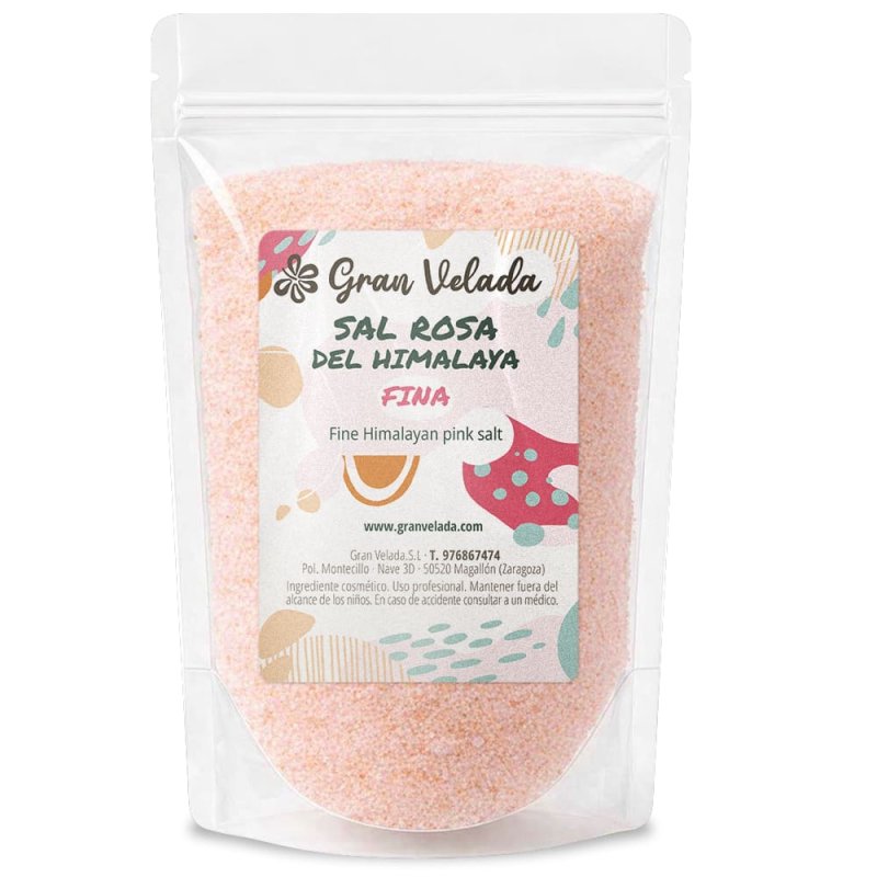 Sal fina rosa del himalaya