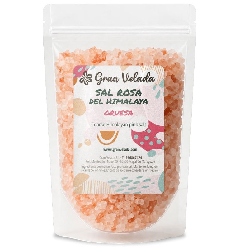 Sal gruesa rosa del himalaya