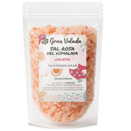 Sal gruesa rosa del himalaya
