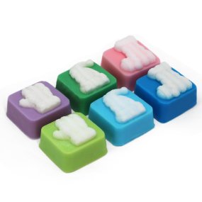 Molde 6 sabonetes natalinos