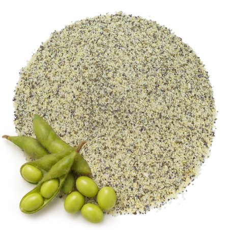 Particulas exfoliantes de soja verde