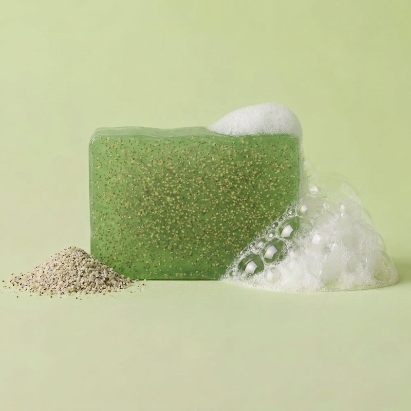 250 micras Particulas exfoliantes de soja verde