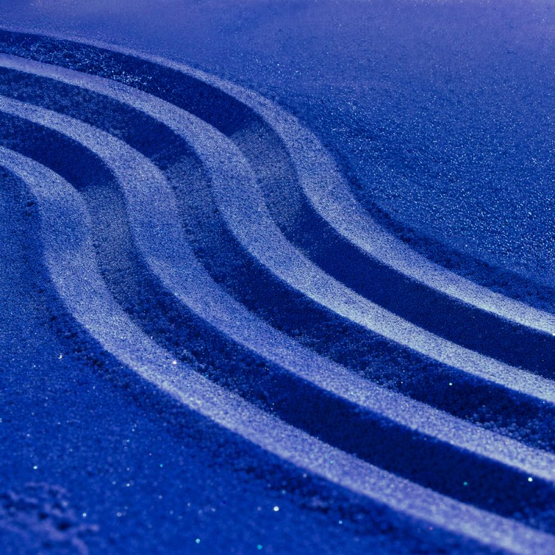 Arena fina decorativa  azul electrico