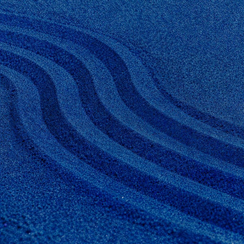 Arena decorativa azulon