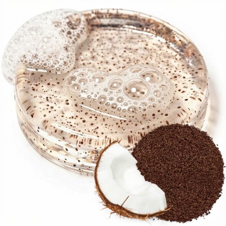 Cascara de coco particulas exfoliantes de  1000 micras