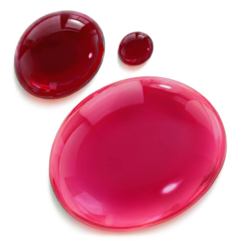 Gota con colorante concentrado liquido rojo cereza