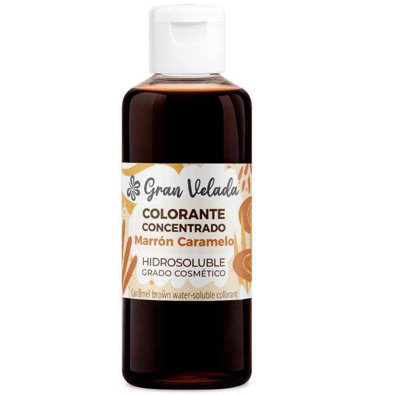 Colorante concentrado liquido marron caramelo