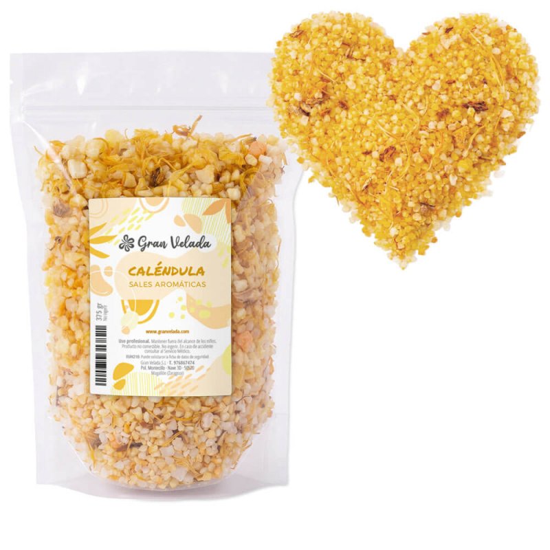 Sales aromaticas de calendula
