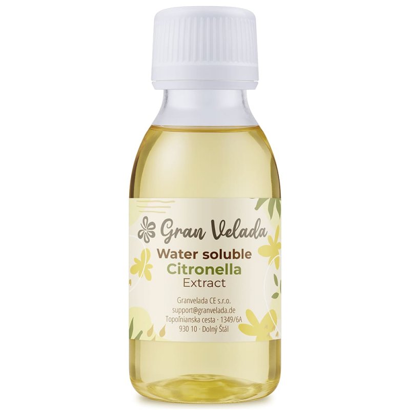Extracto de citronella hidrosoluble