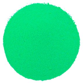 Arena fina verde oscuro neón