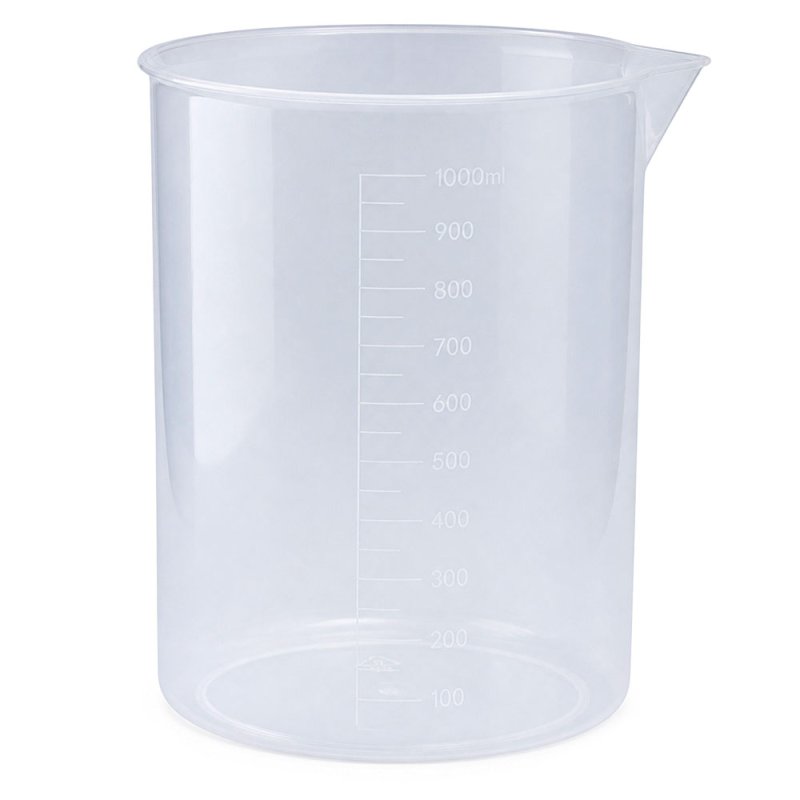 Vaso para medir líquidos, hasta un litro