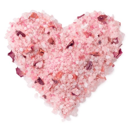 Sales aromáticas de rosas con pétalos naturales
