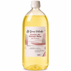 Base para aceite de masaje de rosas