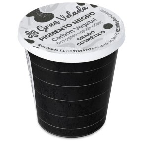 Pigment noir charbon végétal