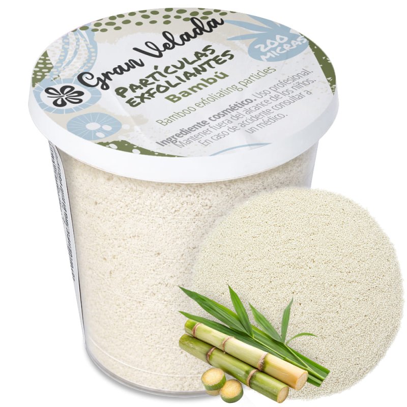Partículas exfoliantes de bambú 200 micras