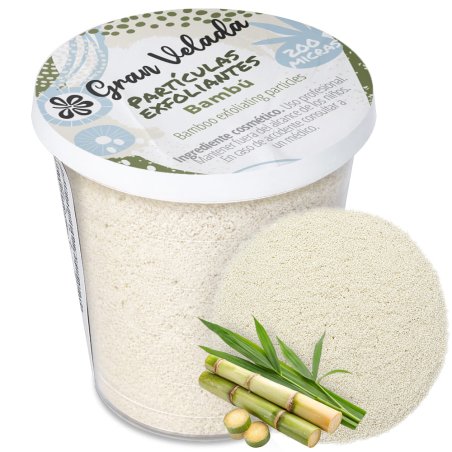 Partículas exfoliantes de bambú 200 micras