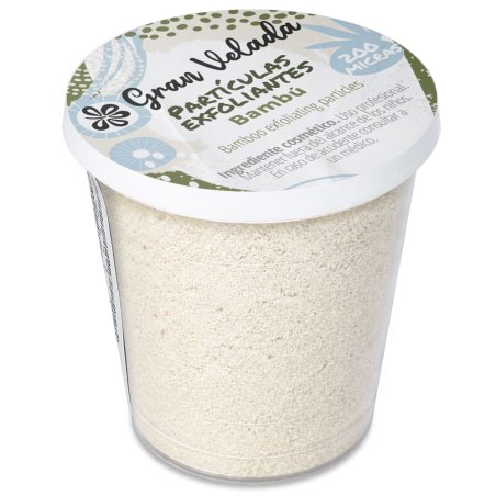 Partículas exfoliantes de bambú