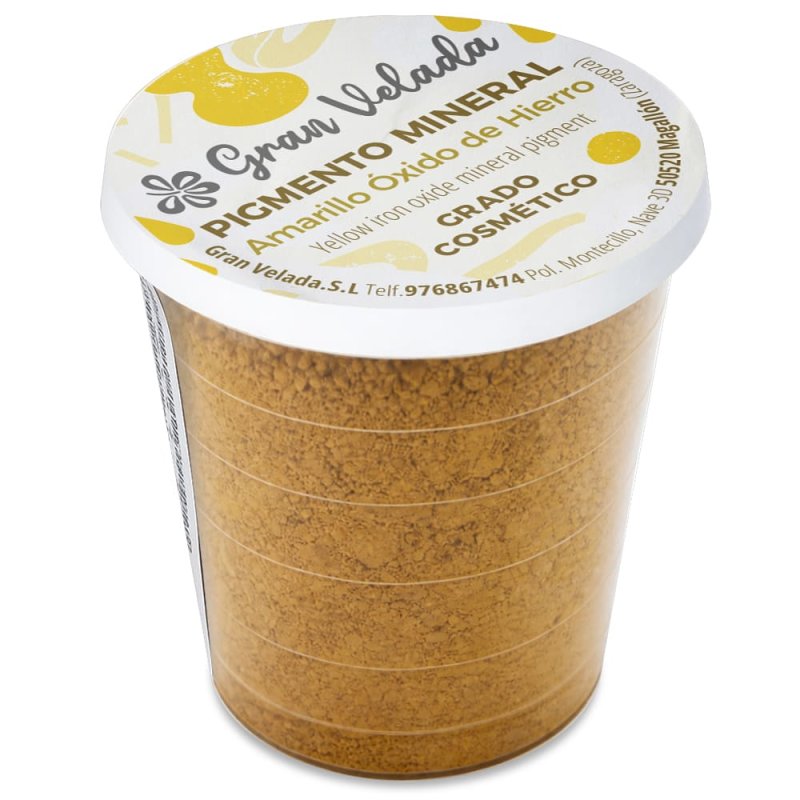 Pigmento mineral amarillo oxido de hierro cosmetico