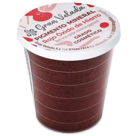 Pigmento mineral rojo oxido de hierro cosmetico