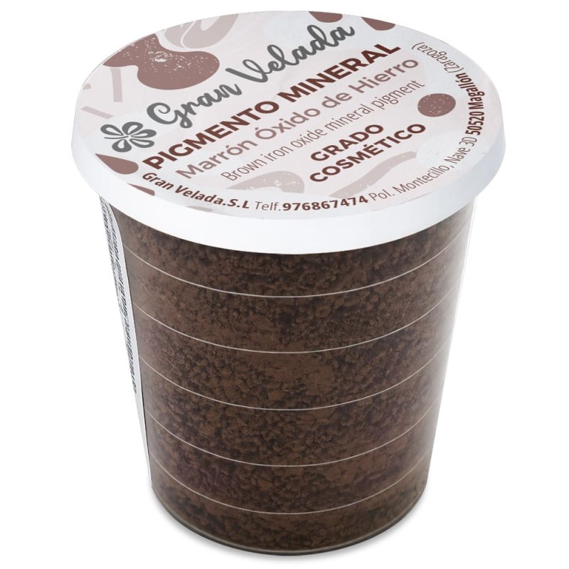 Pigmento mineral marron oxido de hierro cosmetico