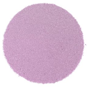 Areia fina de cor lavanda