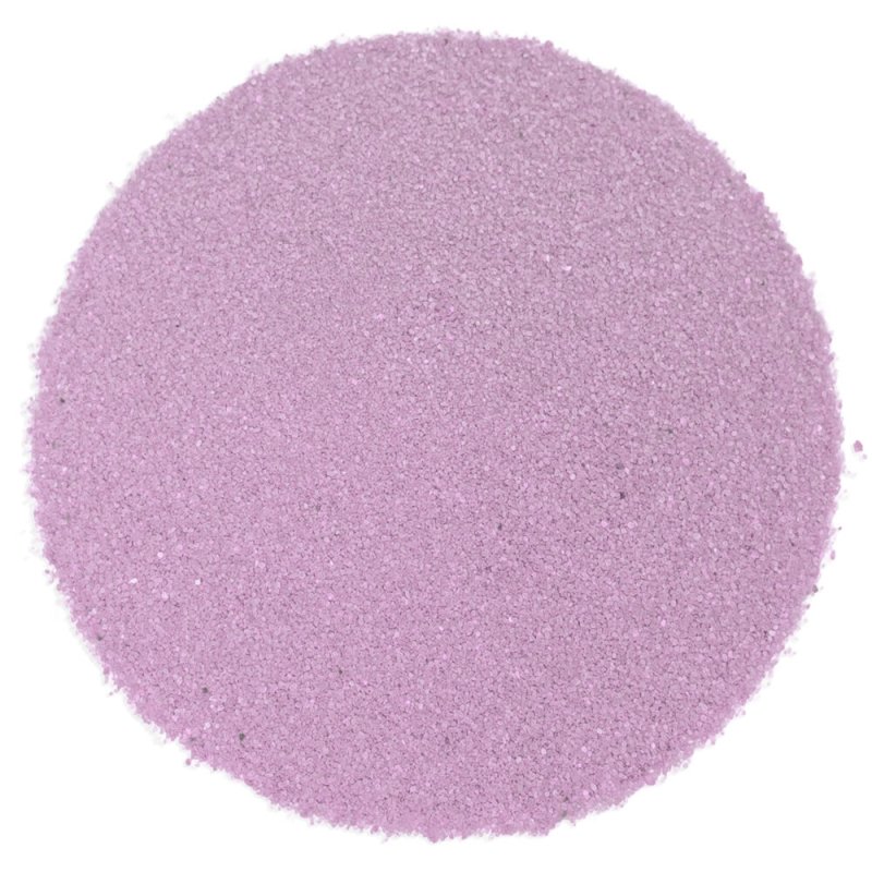 Arena fina decorativa rosa lavanda