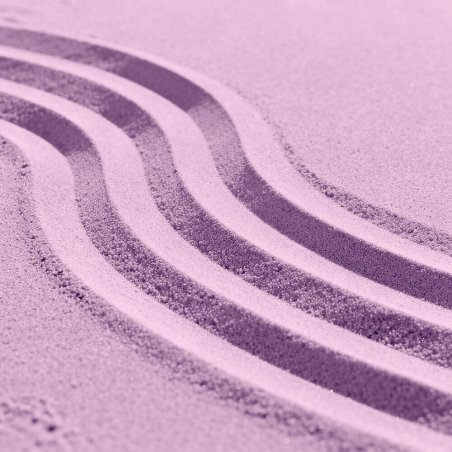 Arena decorativa rosa lavanda