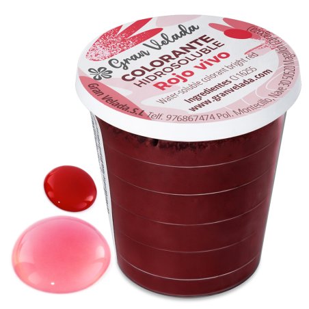 Colorantes hidrosolubles polvo pack ahorro rojo vivo