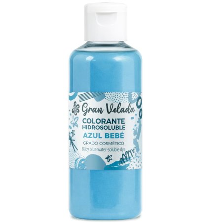 Colorante jabon azul bebe