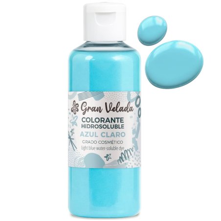 Colorante jabon glicerina azul claro