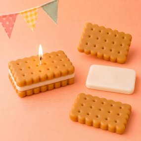 Pack molde galleta rellena rectangular
