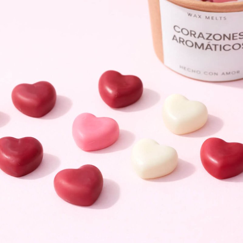 Molde silicona corazones