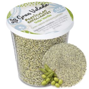 Partículas esfoliantes de soja verde 500 micras