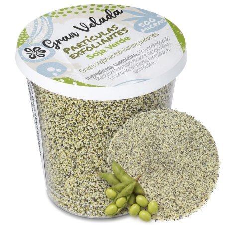 Particulas exfoliantes de soja verde 500 micras