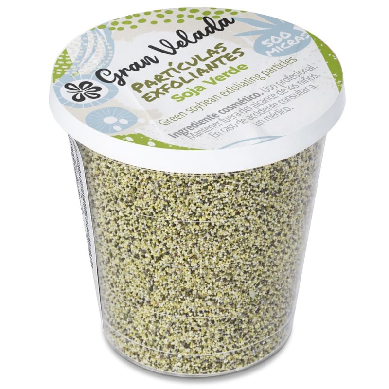Particulas exfoliantes de soja verde 500 micras