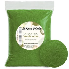 Sable fin vert olive