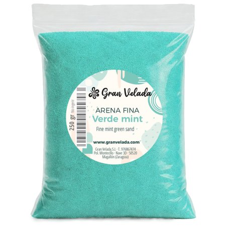 Envase arena grano fino mint