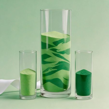 arena de grano fino verde menta