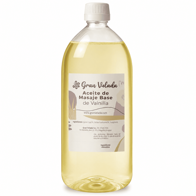 Base para aceite de masaje de vainilla