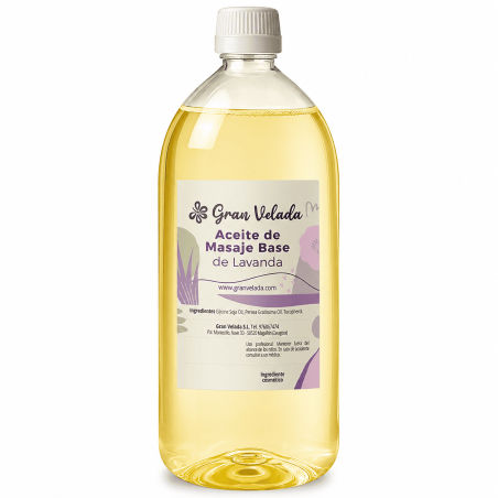 Base para aceite de masajes de lavanda