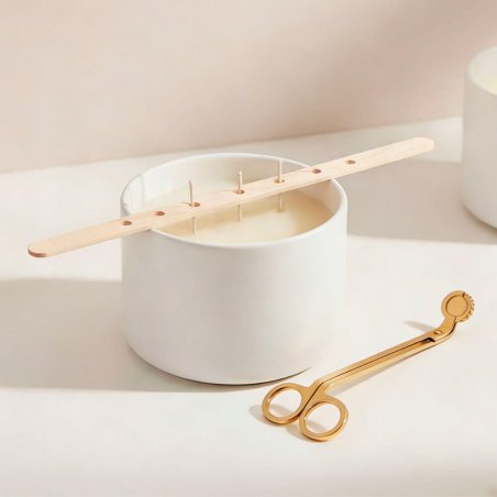 Soporte de madera para mechas
