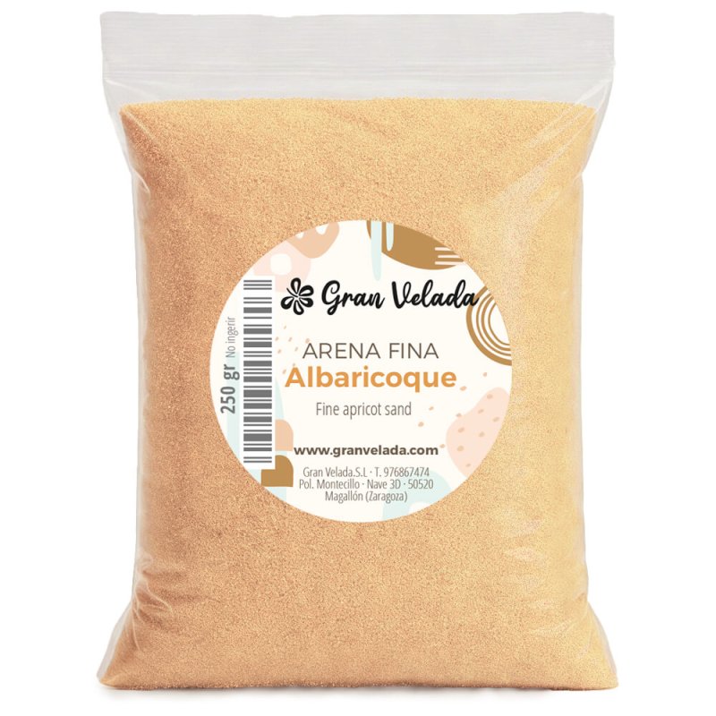 Envase arena fina albaricoque