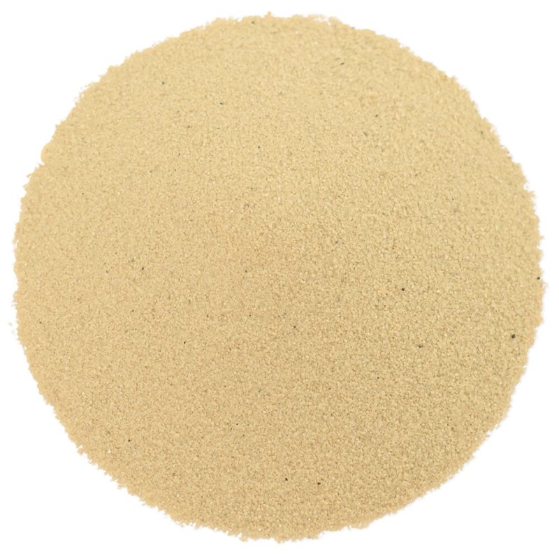 Arena fina decorativa ocre