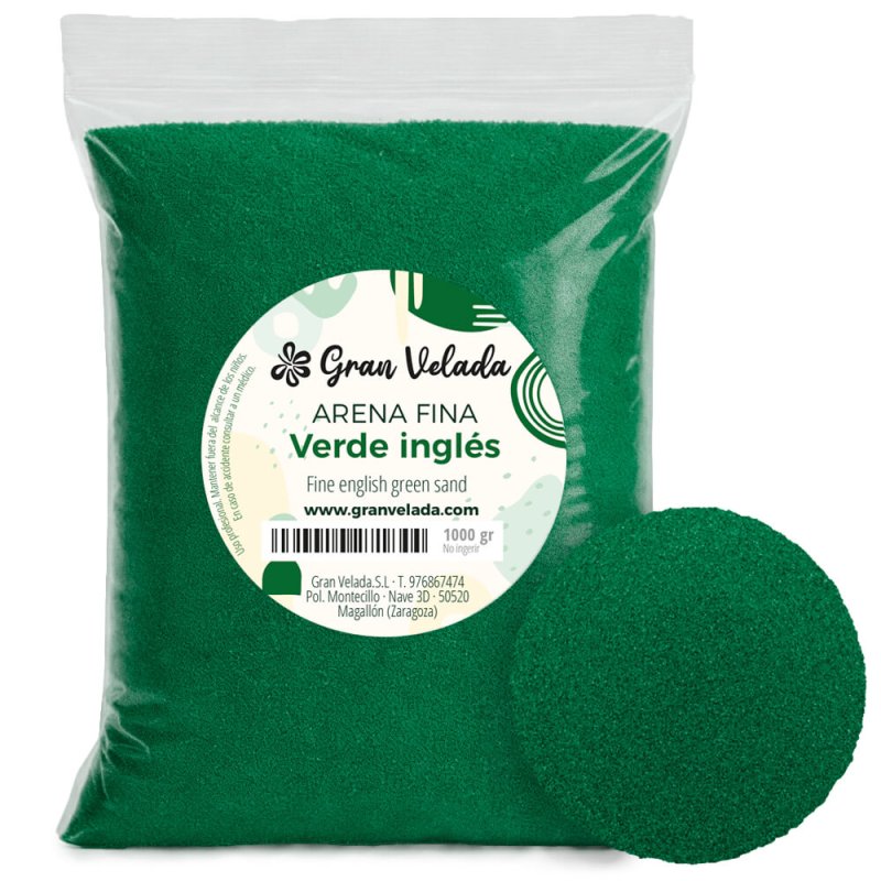 Envase arena fina verde ingles