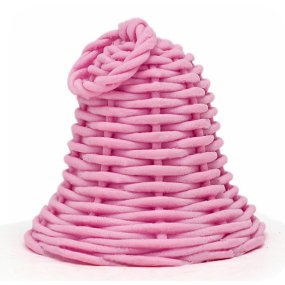 Molde de natal sino de vime