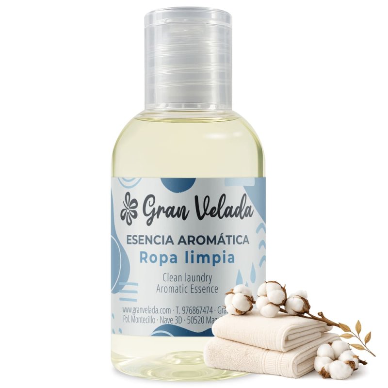 Esencia aromática ropa limpia