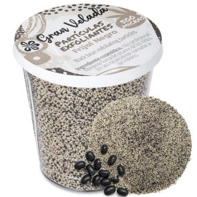 Particules exfoliantes de haricot noir 500 microns